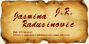 Jasmina Radusinović vizit kartica